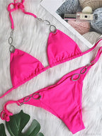 Halter Diamond Bikini Set