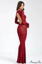 Leopard Print Party Maxi Dress