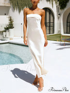 Satin Stylish Maxi Dress
