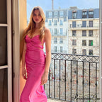 Satin Tube Top Midi Skirts