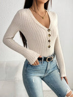 Slimming Le Yin One-Piece Button Base Coat Women