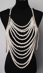 Shawl White Pearl Top