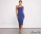 She'S Got That Graceful Style Crepe Midi Dress
