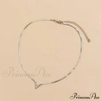 Simple Men'S Jewelry Creative V-Shaped Necklace