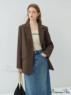 Simple Temperament Casual Popular All-Match Loose Comfortable Coat
