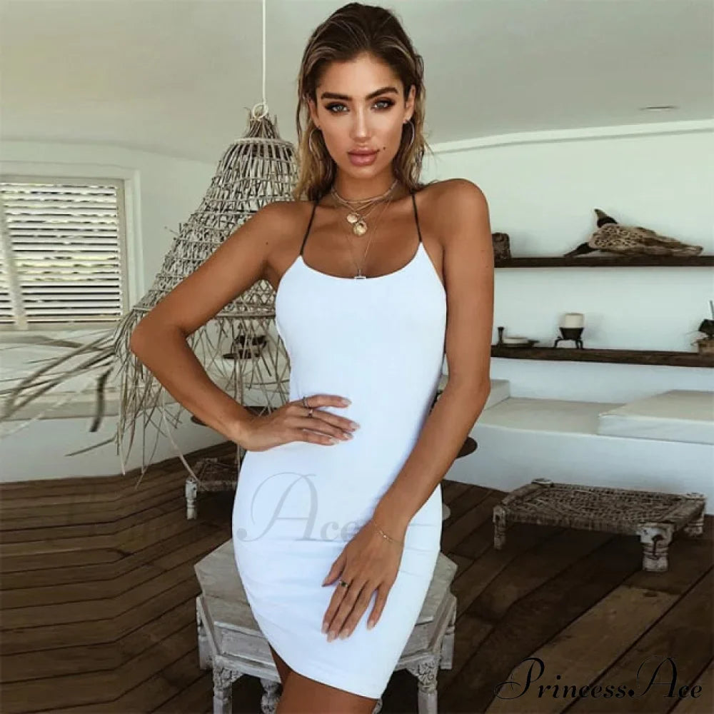 Sleeveless Bodycon Party Mini Dress