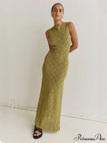 Slim Cocktail Off Shoulder Maxi Dress