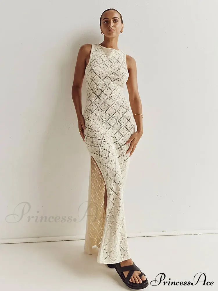 Slim Cocktail Off Shoulder Maxi Dress