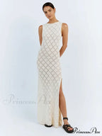 Slim Cocktail Off Shoulder Maxi Dress