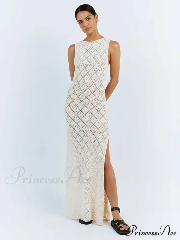 Slim Cocktail Off Shoulder Maxi Dress