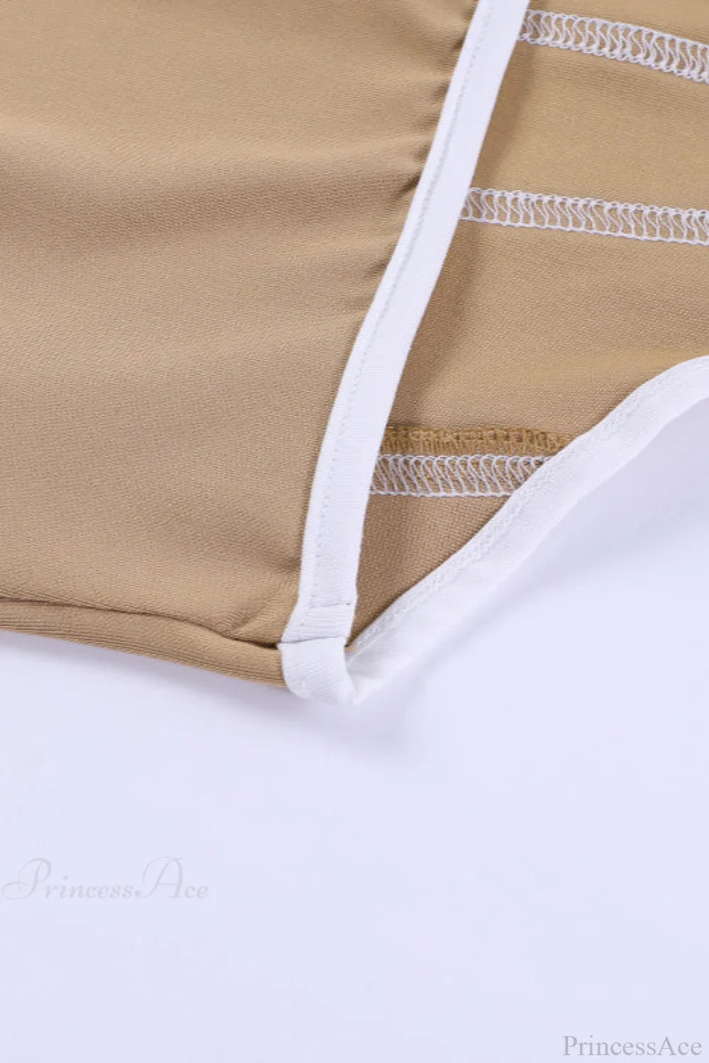 Slim Color Block Open Back Bustier Corset