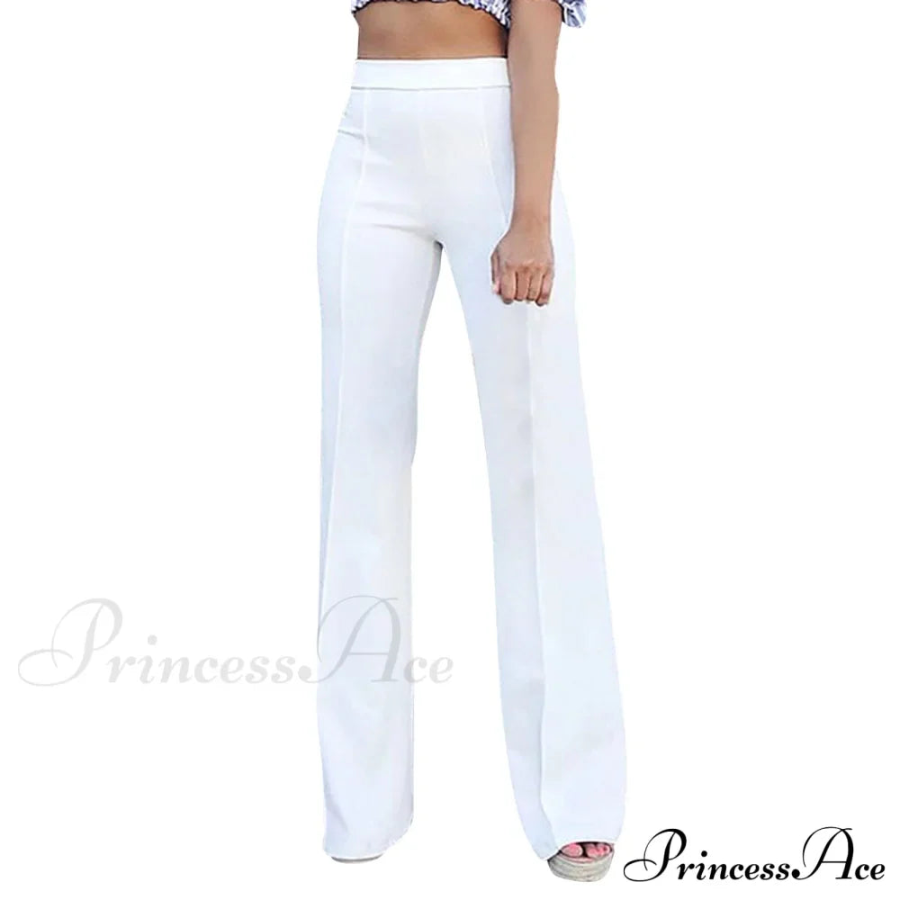 Slim Fit Pants Women On