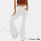 Slim Fit Pants Women On
