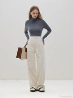 Slim Style Two - Wear High Turtleneck Sweater