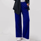 Solid Pocket Stretch Yoga Casual Pants