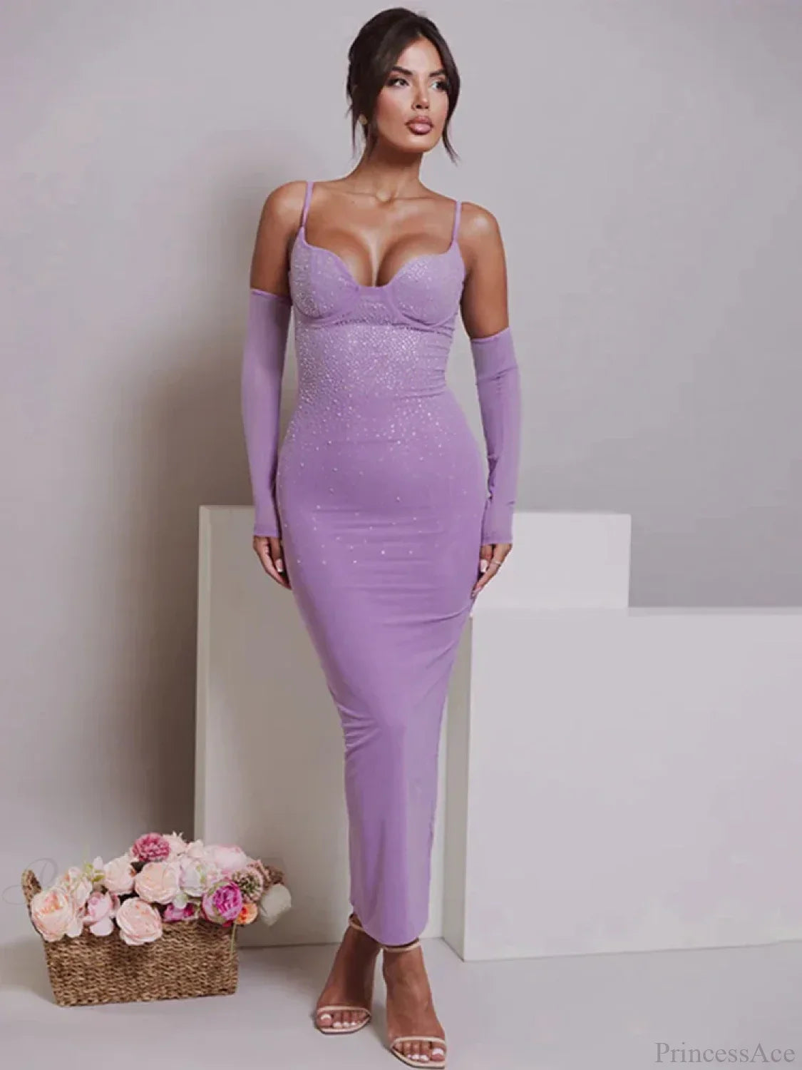 Sparkle Glitter Diamonds Vacation Dress
