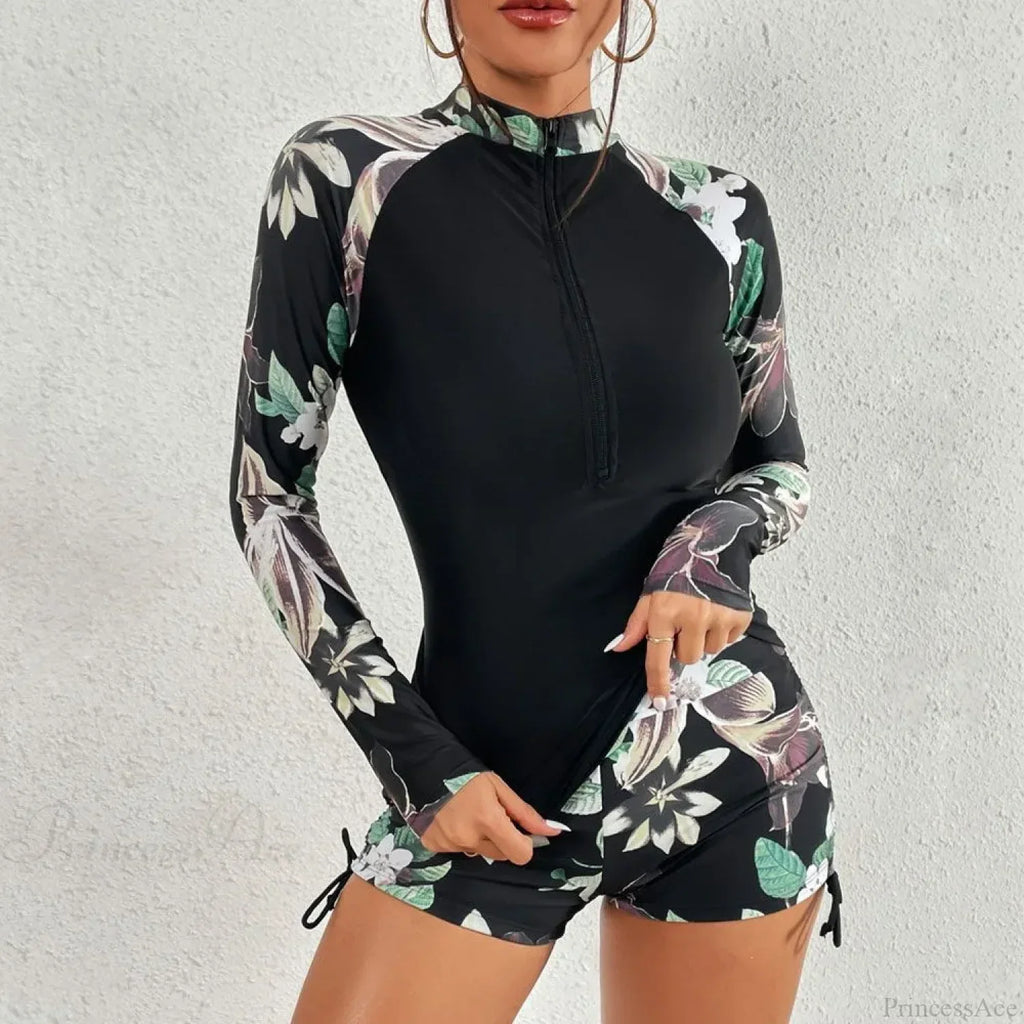 Sport Surfsuit Shorts Rash Two Piece Set