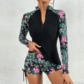 Sport Surfsuit Shorts Rash Two Piece Set