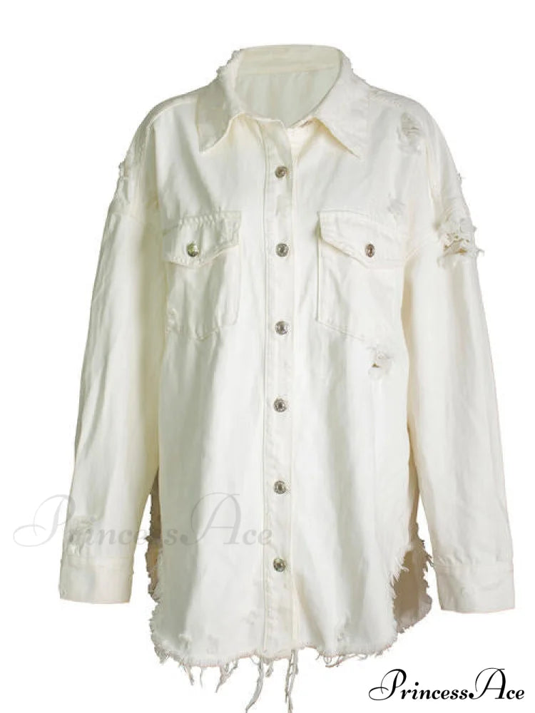 Star Jacket With Denim Pockets
