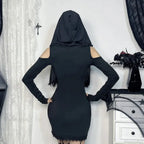 Stitched Hooded Small Dress