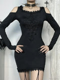 Stitched Hooded Small Dress