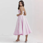 Strapless Elegant A-Line Vacation Dress