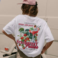 Strawberry Retro Streetwear T-Shirt
