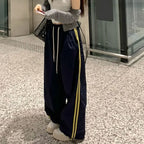 Striped Vintage Wide Leg Pants
