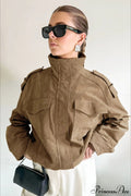 Suede Retro Jacket Coat