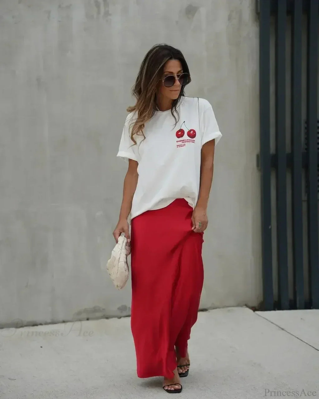 Summer Cherry Graphic T-Shirt
