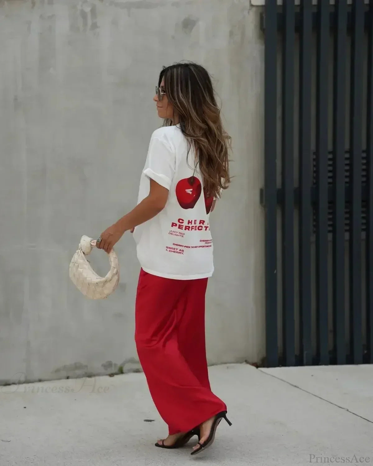 Summer Cherry Graphic T-Shirt