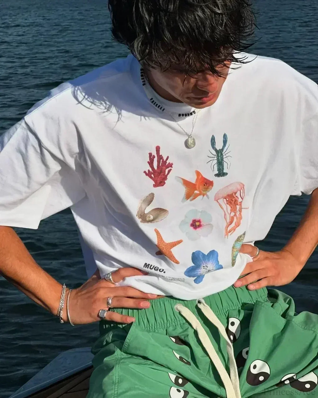 Summer Cherry Graphic T-Shirt