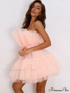 Sweet Mini Party Dress - Pink