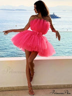 Sweet Mini Party Dress - Pink