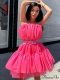 Sweet Mini Party Dress - Pink