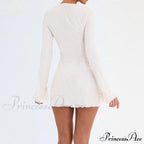 Sydney Formal Sequin Charming Scroll Mini Dress