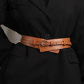 Synonyms: Gothic - Medieval, Leather Hide, Pin Peg, Buckle Clasp Pu Medieval Hide Peg Belt