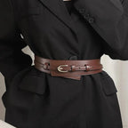 Synonyms: Gothic - Medieval, Leather Hide, Pin Peg, Buckle Clasp Pu Medieval Hide Peg Belt