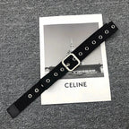 Synonyms: Gothic - Medieval, Leather Hide, Pin Peg, Buckle Clasp Pu Medieval Hide Peg Belt
