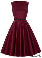 Simple Sleeveless A-Line Mini Dress