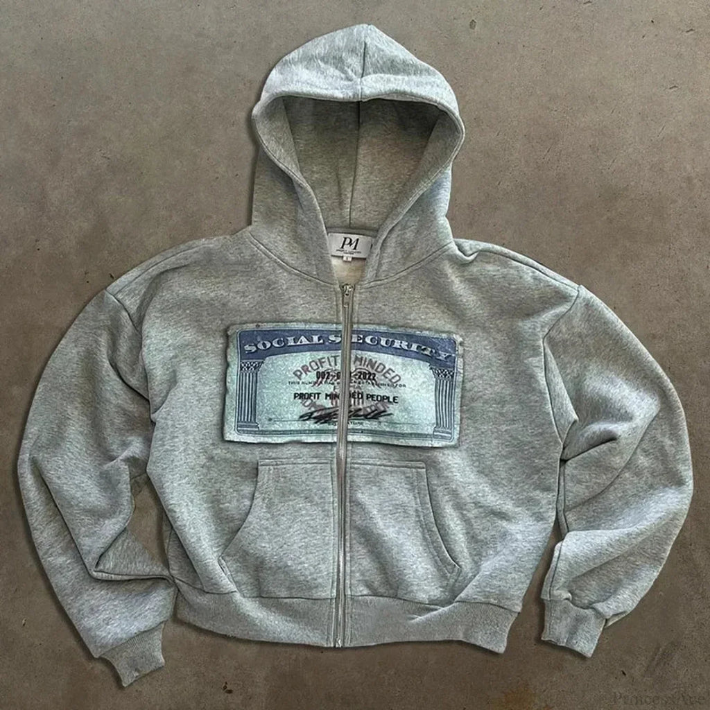 Trendy Brand Printed Hoodie