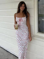 Trendy Floral Bow Bandage Bodycon Streetwear Dress