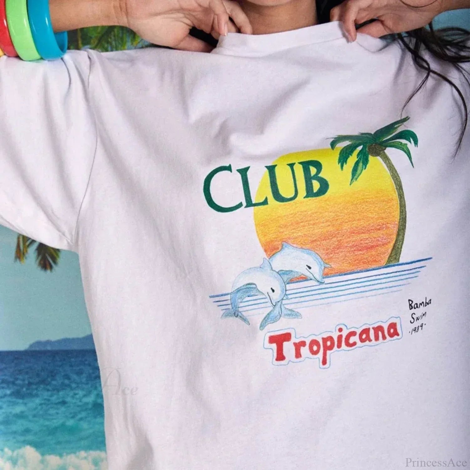 Tropical Beach Summer Vsco T-Shirt