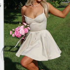 Tulle Skirt Floral Print A-Line Dress
