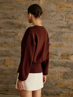 V-Neck Button Slim Fit Cardigan