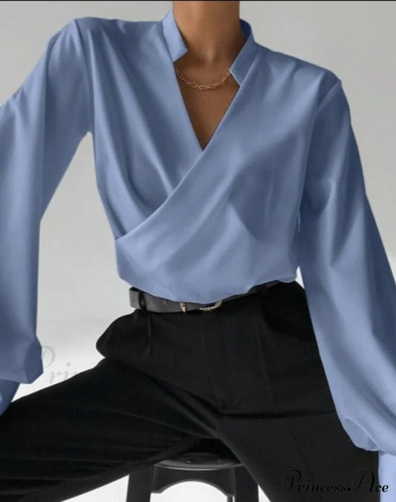 V-Neck Shirt - Tiara