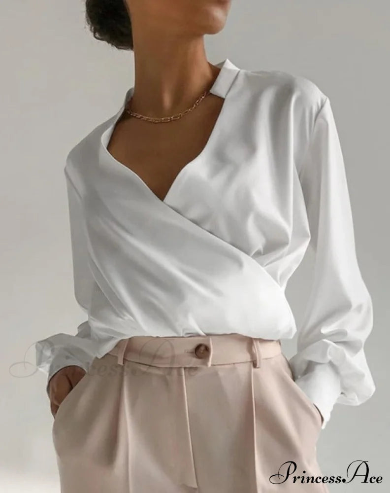 V-Neck Shirt - Tiara