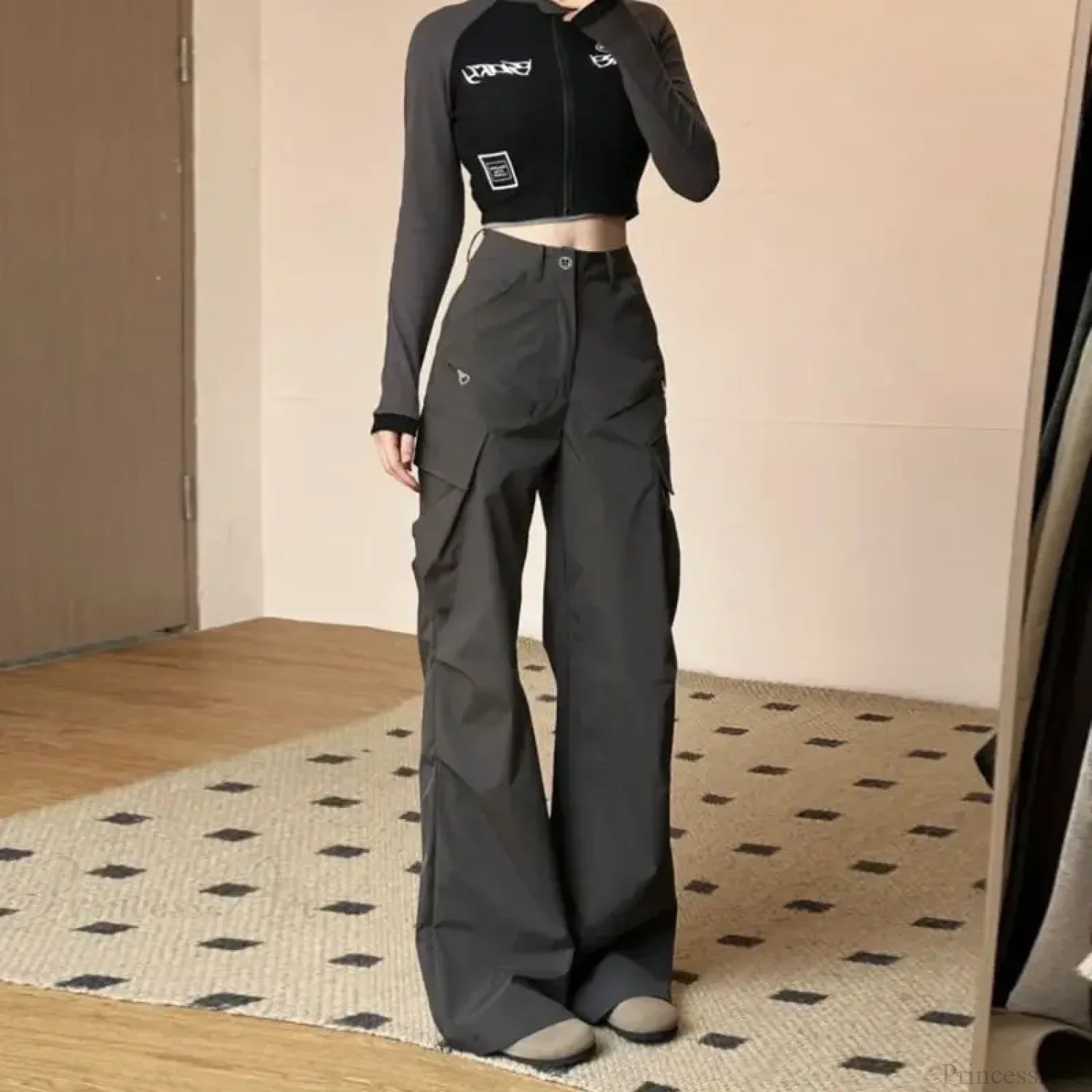 Vintage American Cargo High Waist Pants