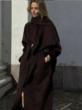 Vintage Brown Wool Blends Coat