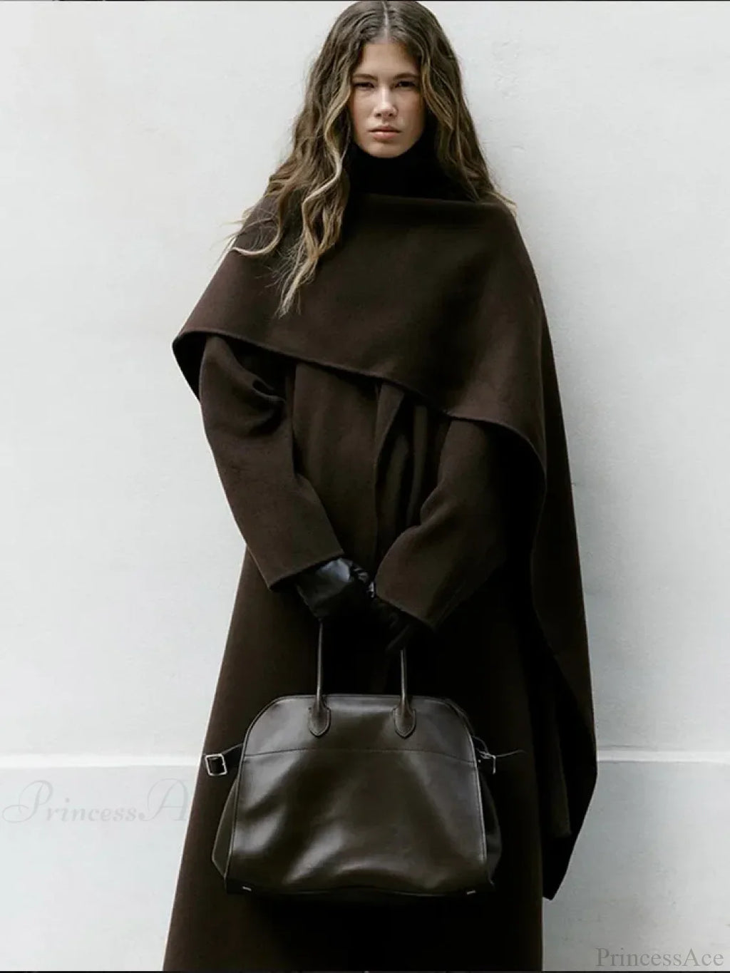 Vintage Brown Wool Blends Coat